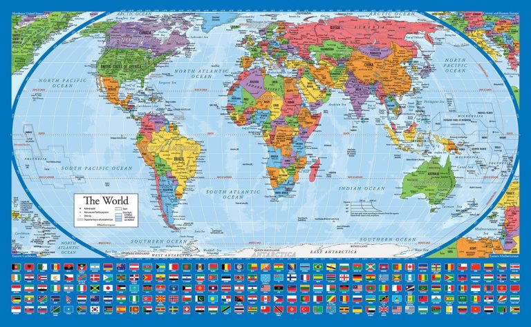 map of the world showing the countries and maps